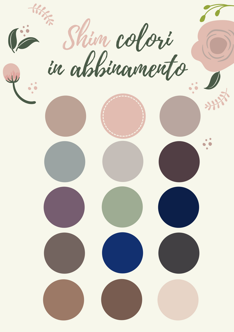 Palette colori in abbinamento